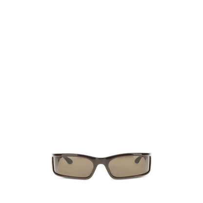 Balenciaga Brown Acetate Sunglasses