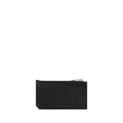 Saint Laurent Black Calf Leather Bos Taurus Wallet