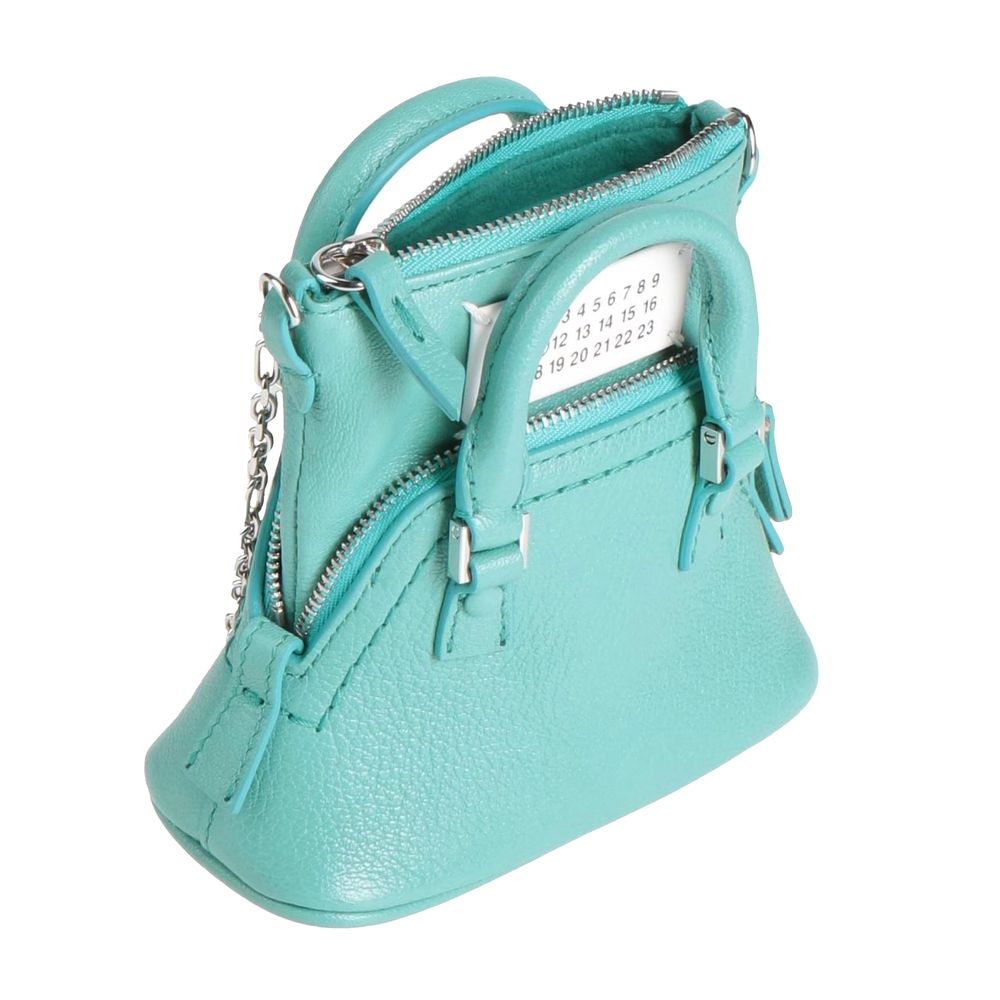 Maison Margiela Blue Goatskin Crossbody Bag