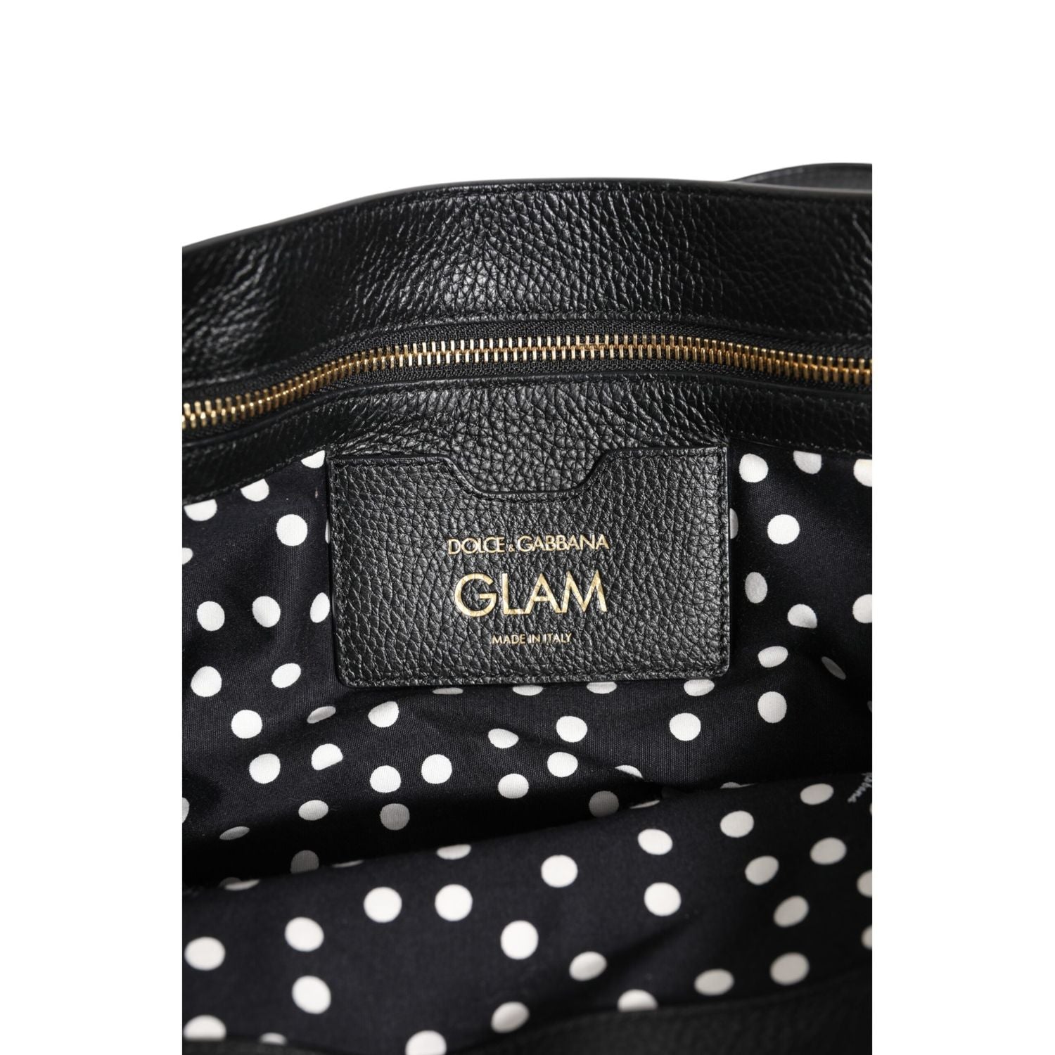 Dolce & Gabbana Brown Leopard GLAM Leather Logo Plaque Tote Bag