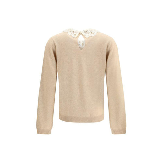 Fabiana Filippi Lace collar Sweater FA-MAD215F048L5900158-IT42 | L