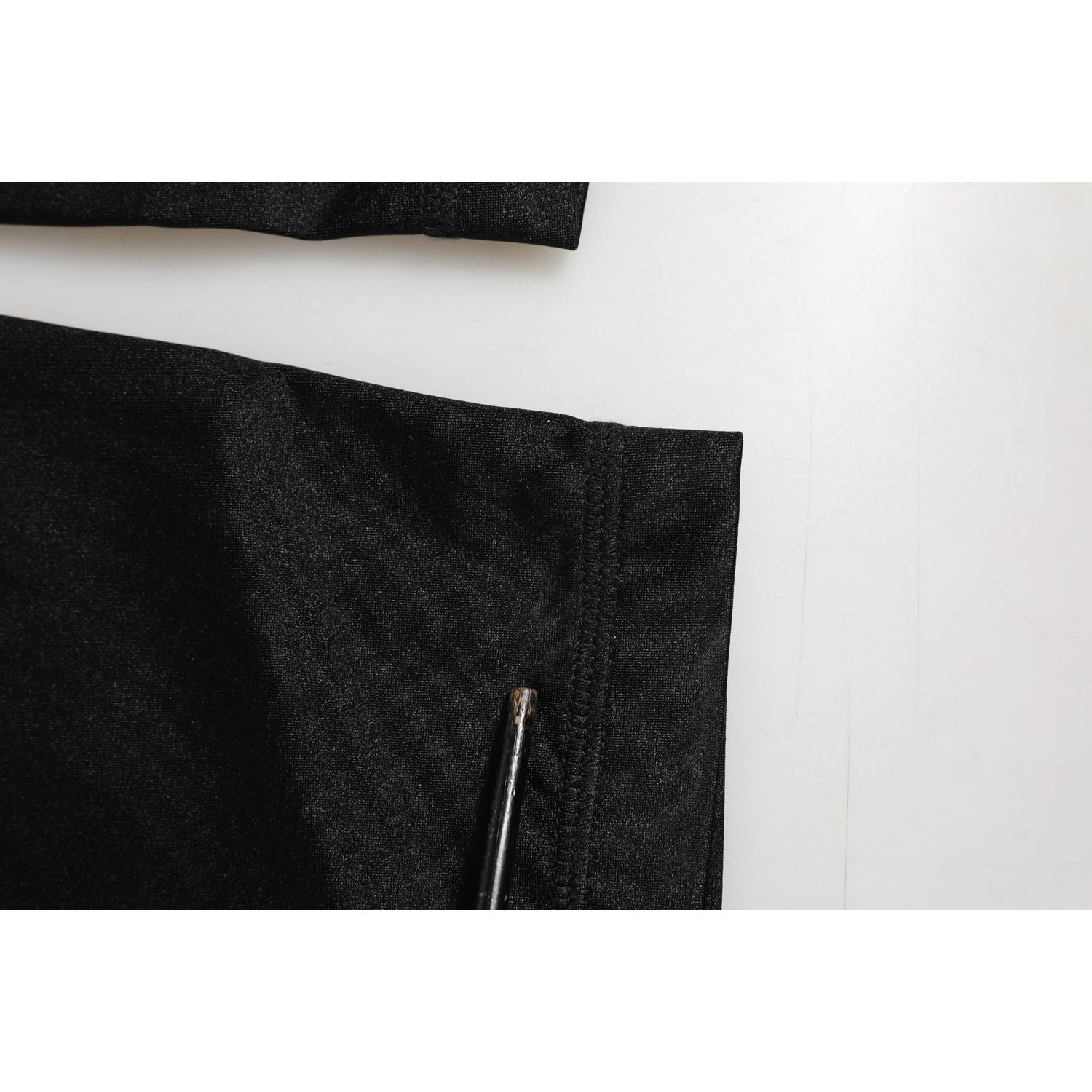 Dolce & Gabbana Black Nylon Leggings Stretch Pants