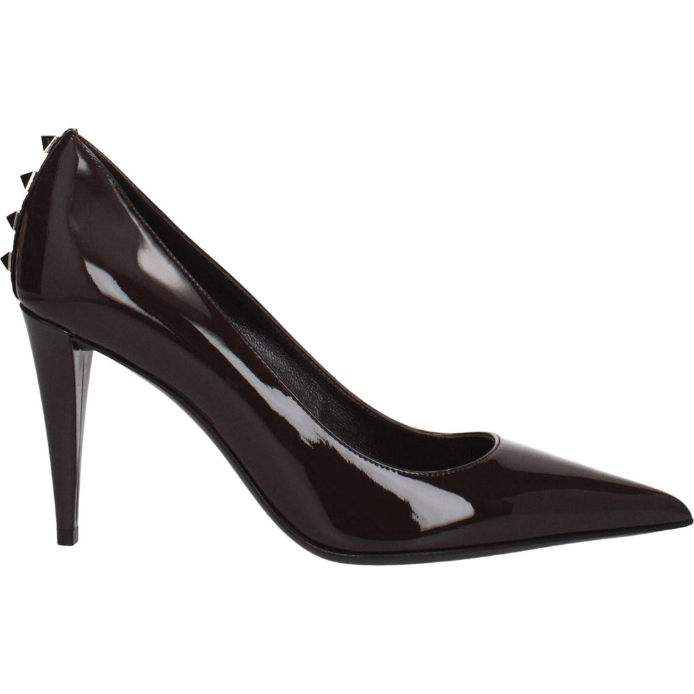 Valentino Garavani Brown Leather High Heel Pumps VA-8547391766793-EU37/US7