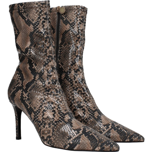 Stella McCartney Brown Leather Ankle Boots ST-8547450913033-EU38/US8
