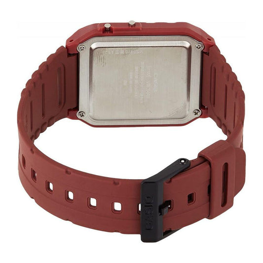 Casio Red Resin Watch CACA53WF4BAC