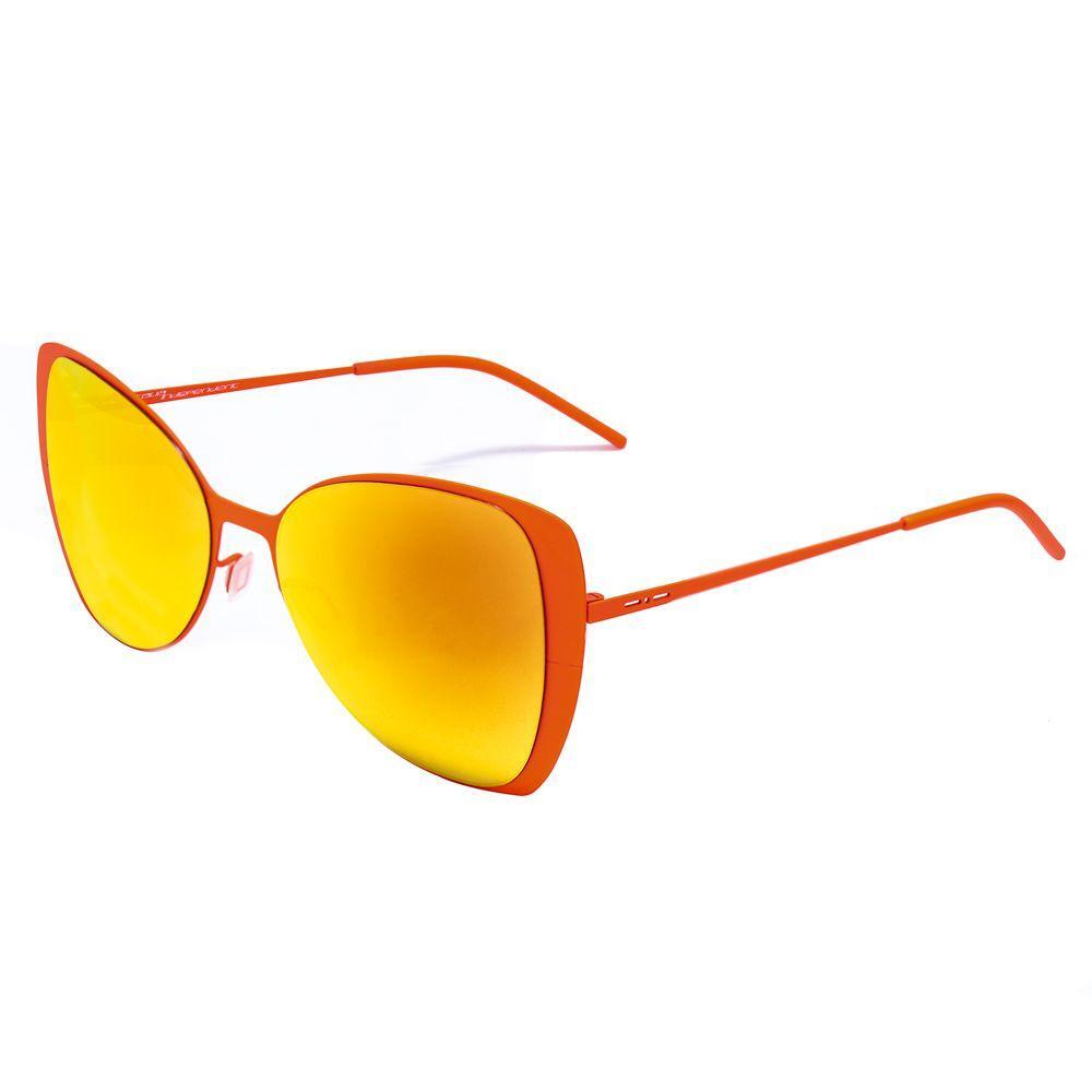 Italia Independent Red Metal Sunglasses