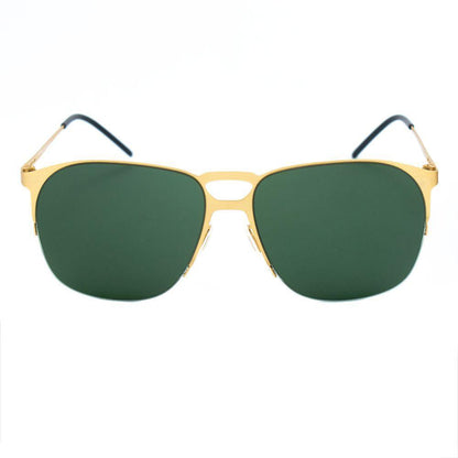 Italia Independent Gold Metal Sunglasses