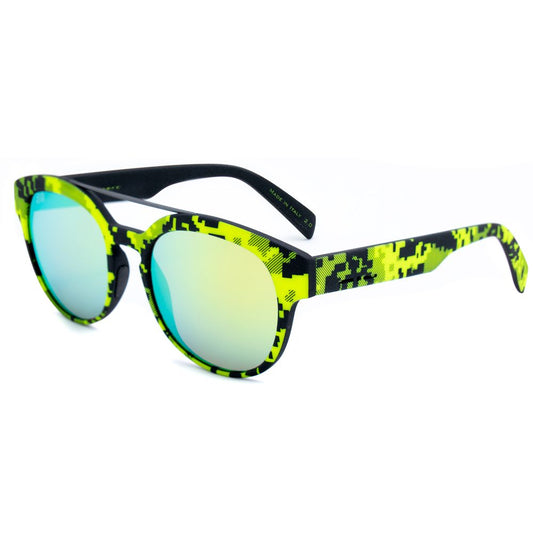 Italia Independent Yellow Acetate Sunglasses