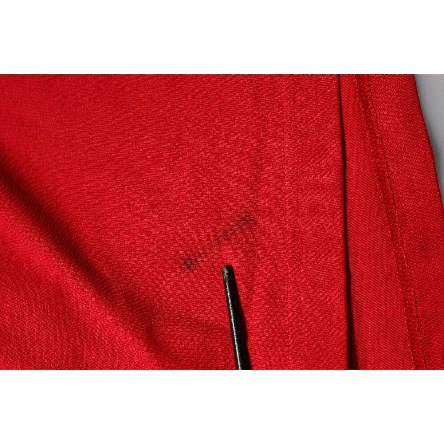 Dolce & Gabbana Red Cotton Short Sleeves Crew Neck Top T-shirt