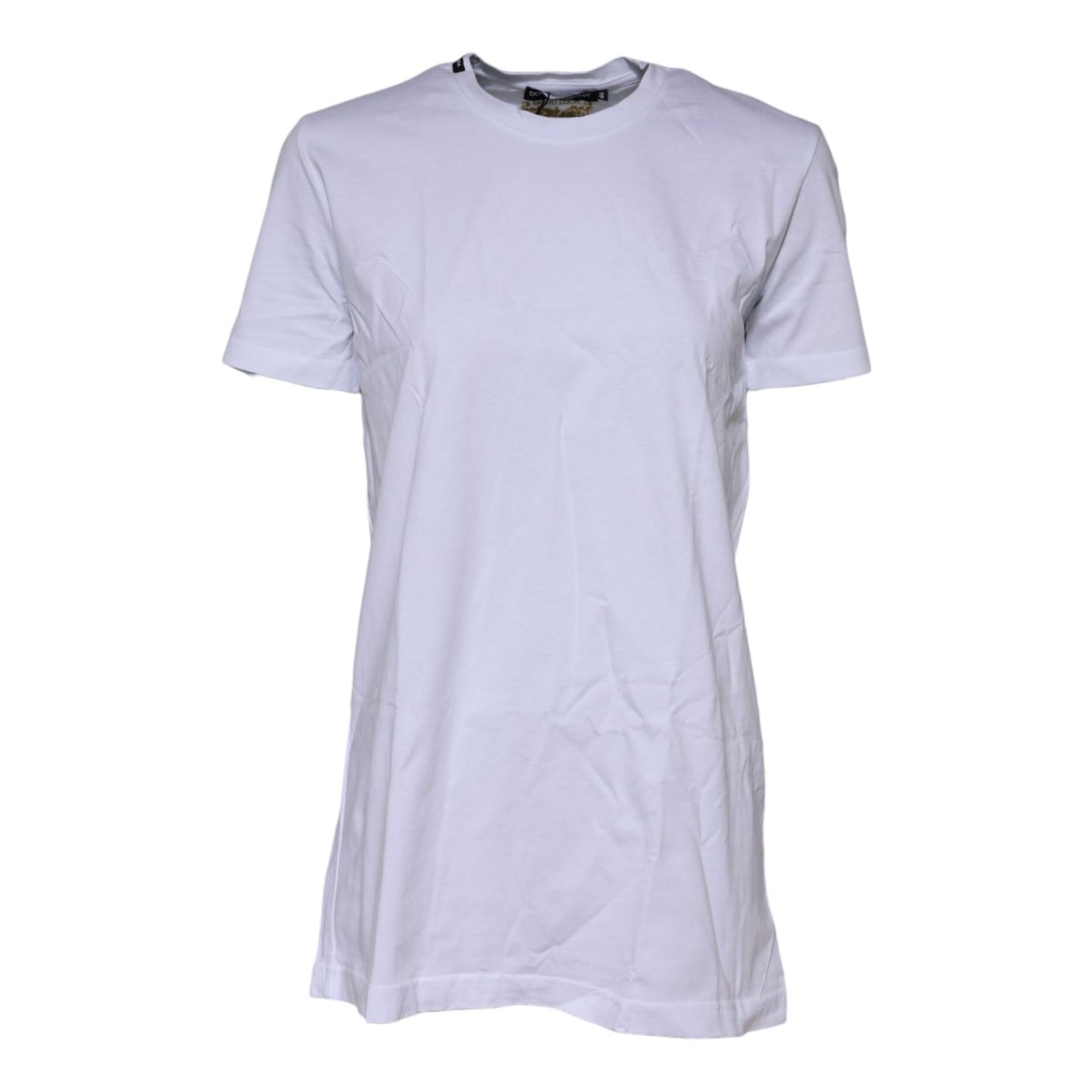 Dolce & Gabbana White Short Sleeves Crew Neck Top T-shirt