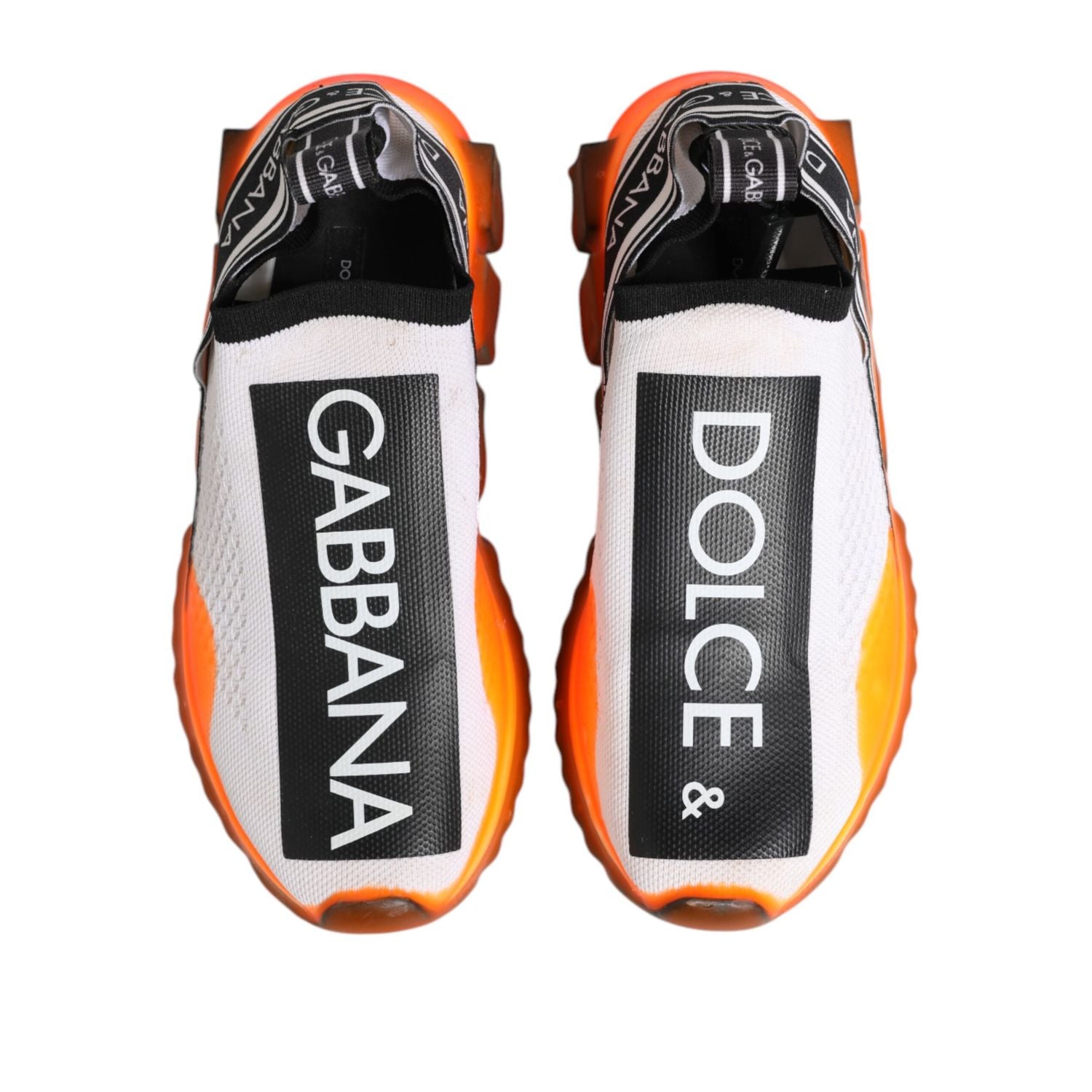 Dolce & Gabbana White Sorrento Slip On Low Top Sneakers Shoes