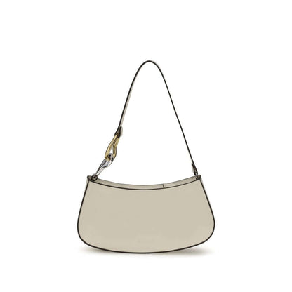 Staud Cream Calf Leather Bos Taurus Shoulder Bag