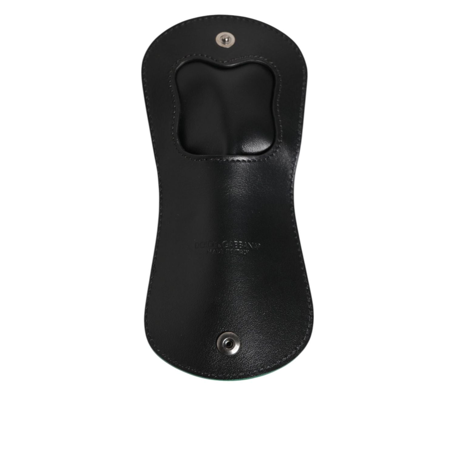 Dolce & Gabbana Green Exotic Skin Coin Condom Case Holder Pocket Wallet