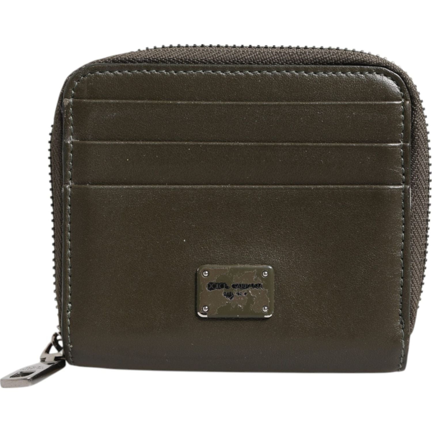 Front view with bag zipped and handles upright.