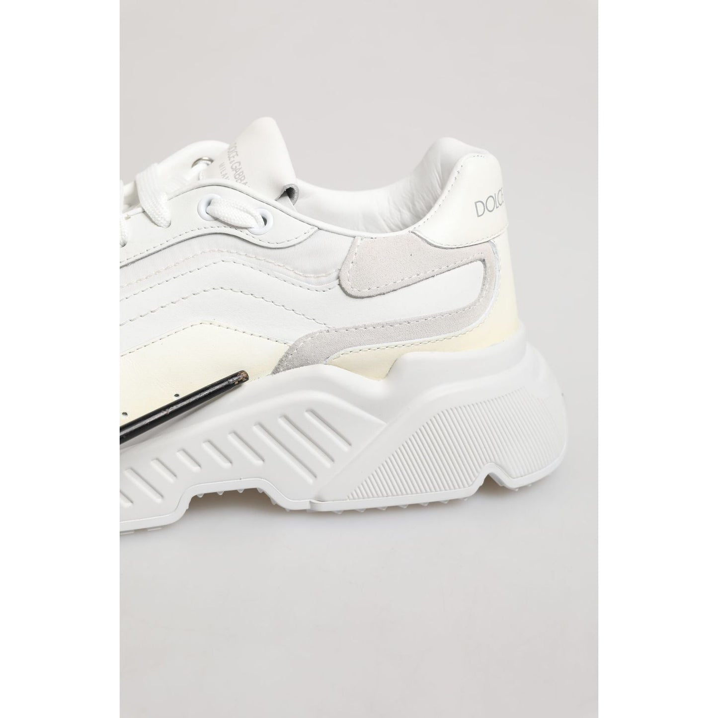 Dolce & Gabbana White Daymaster Low Top Mens Sneakers Shoes