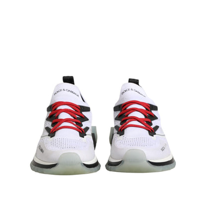Dolce & Gabbana White SORRENTO Sport Stretch Sneakers Shoes