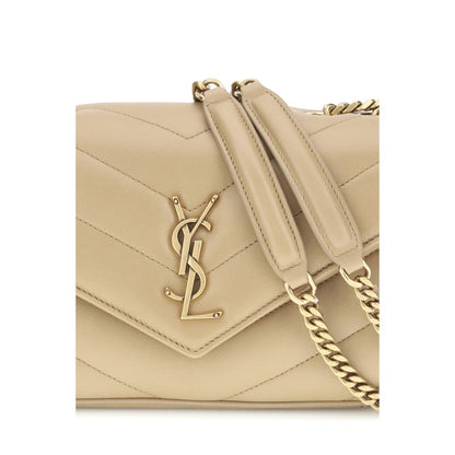 Saint Laurent Beige LouLou Shoulder Bag