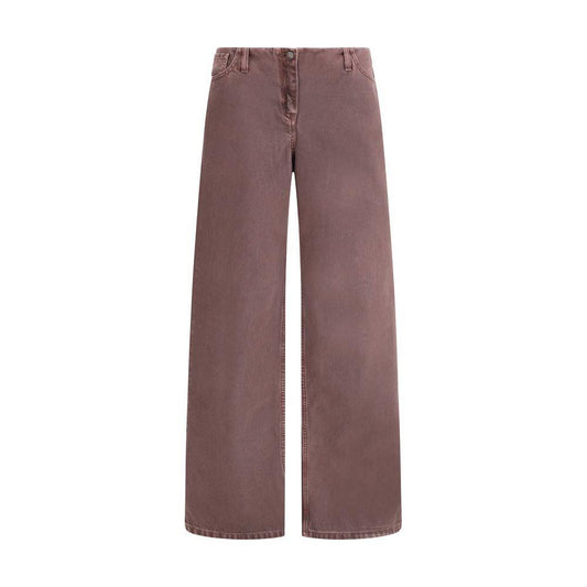 Magda Butrym Low waist wide leg Jeans MA-305725BROWN-IT36 | XS