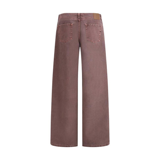 Magda Butrym Low waist wide leg Jeans MA-305725BROWN-IT36 | XS
