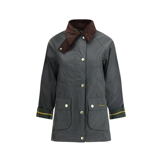 Barbour Green Cotton Coat