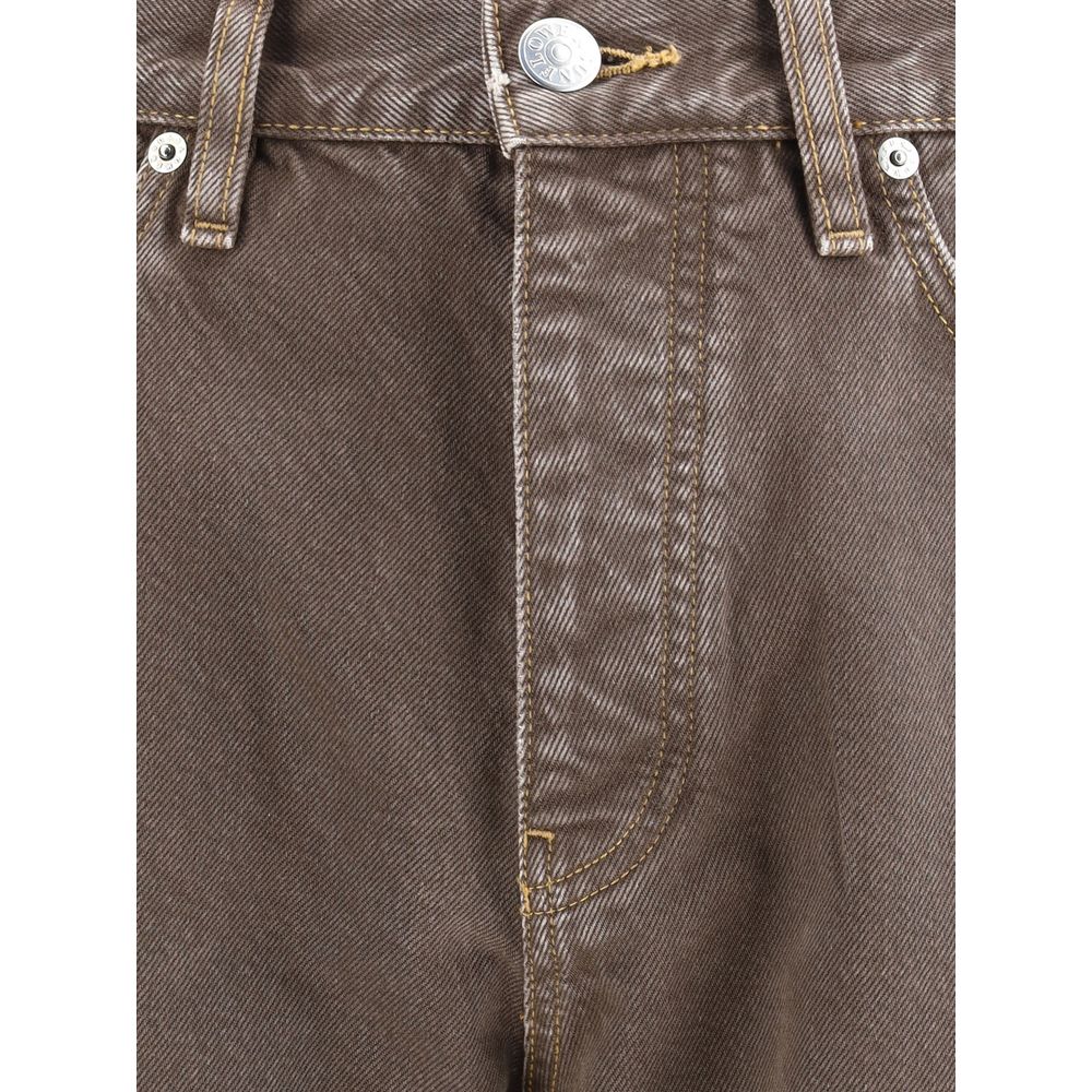 Sunflower Brown Cotton Relaxed Fit Jeans