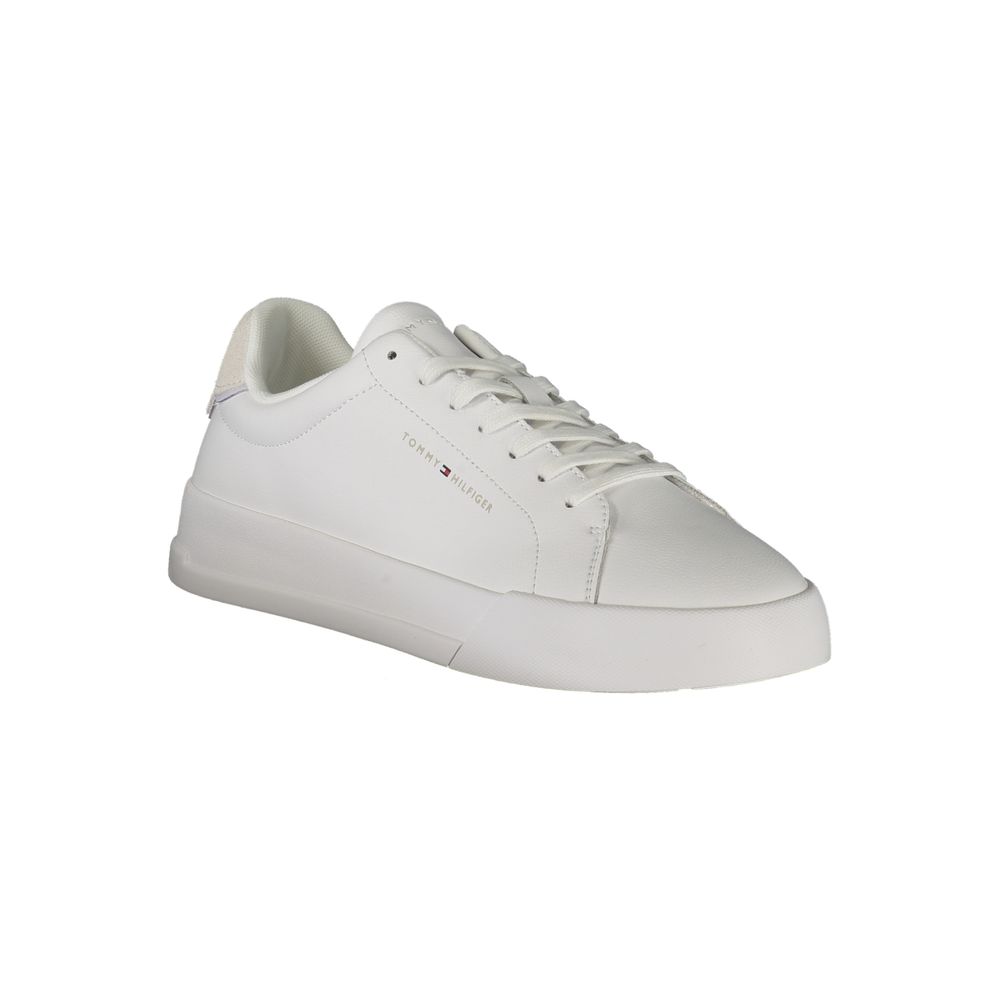 Tommy Hilfiger White Leather Men Sneaker