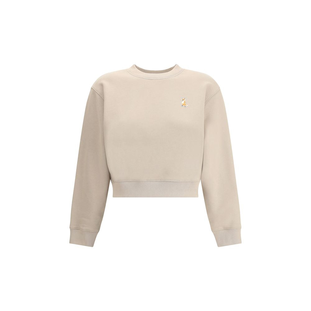 Maison Kitsuné Beige Cotton Sweatshirt