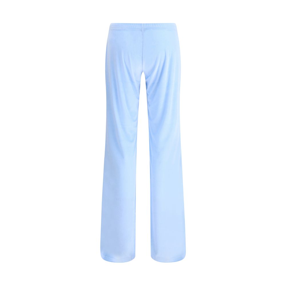 Balenciaga Light Blue Triacetate Casual Pants
