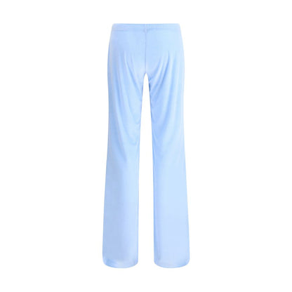 Balenciaga Light Blue Triacetate Casual Pants