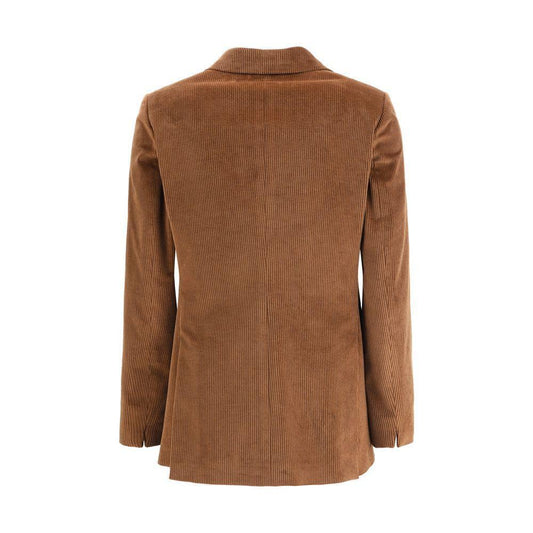 Lardini Double-breasted corduroy Blazer LA-A6ADAMFCN65401300-IT44 | L