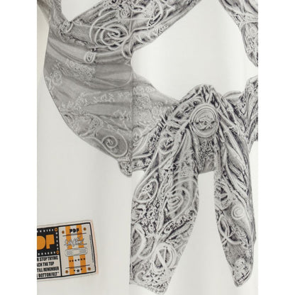 PDF Channel Cream Cotton T-Shirt