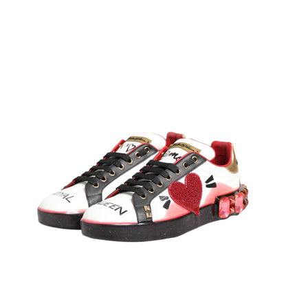 Dolce & Gabbana Multicolor Portofino Low Top Sneakers Shoes