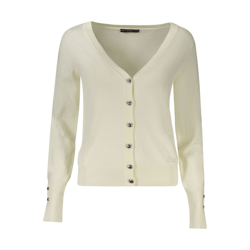 Guess Jeans White Viscose Women Sweater GU-39575-S