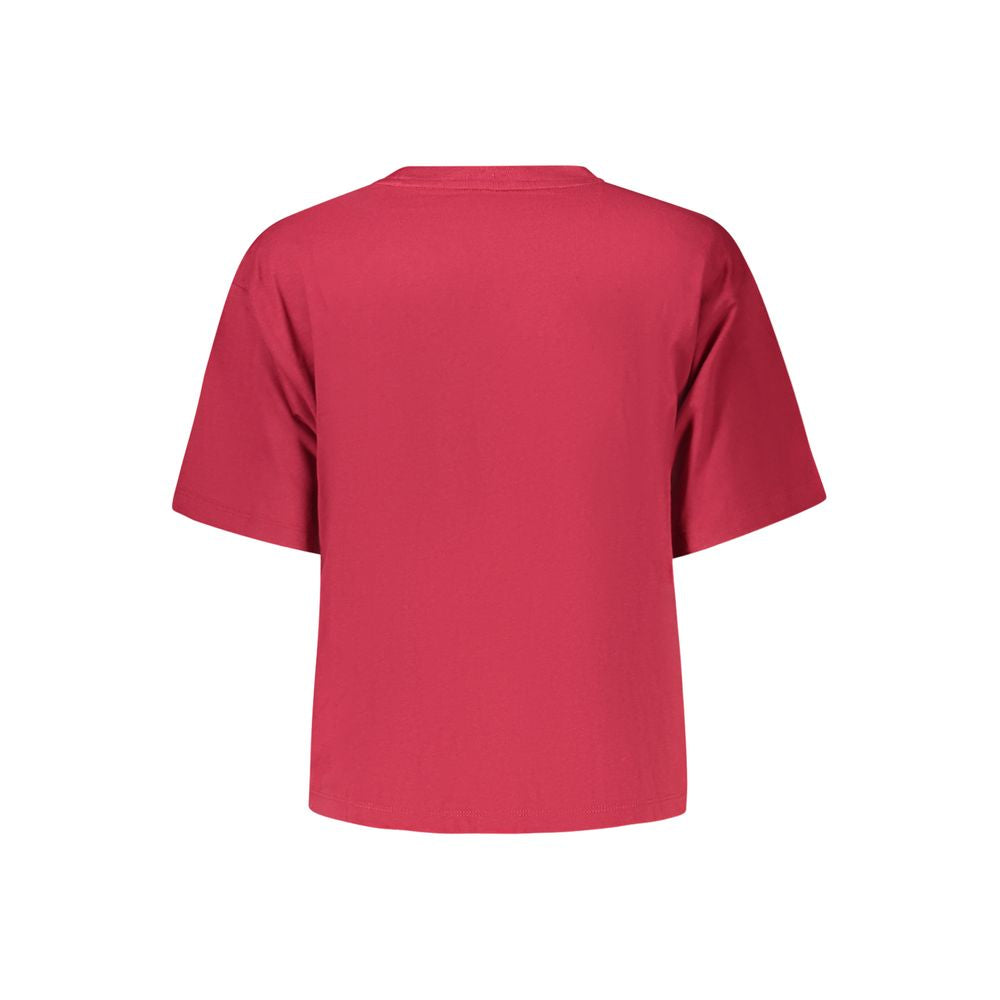 Guess Jeans Red Cotton Women Top GU-39574-S