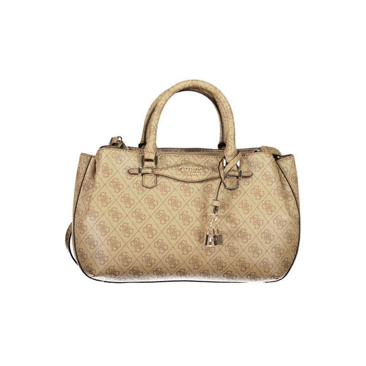 Guess Jeans Beige Polyethylene Women Handbag