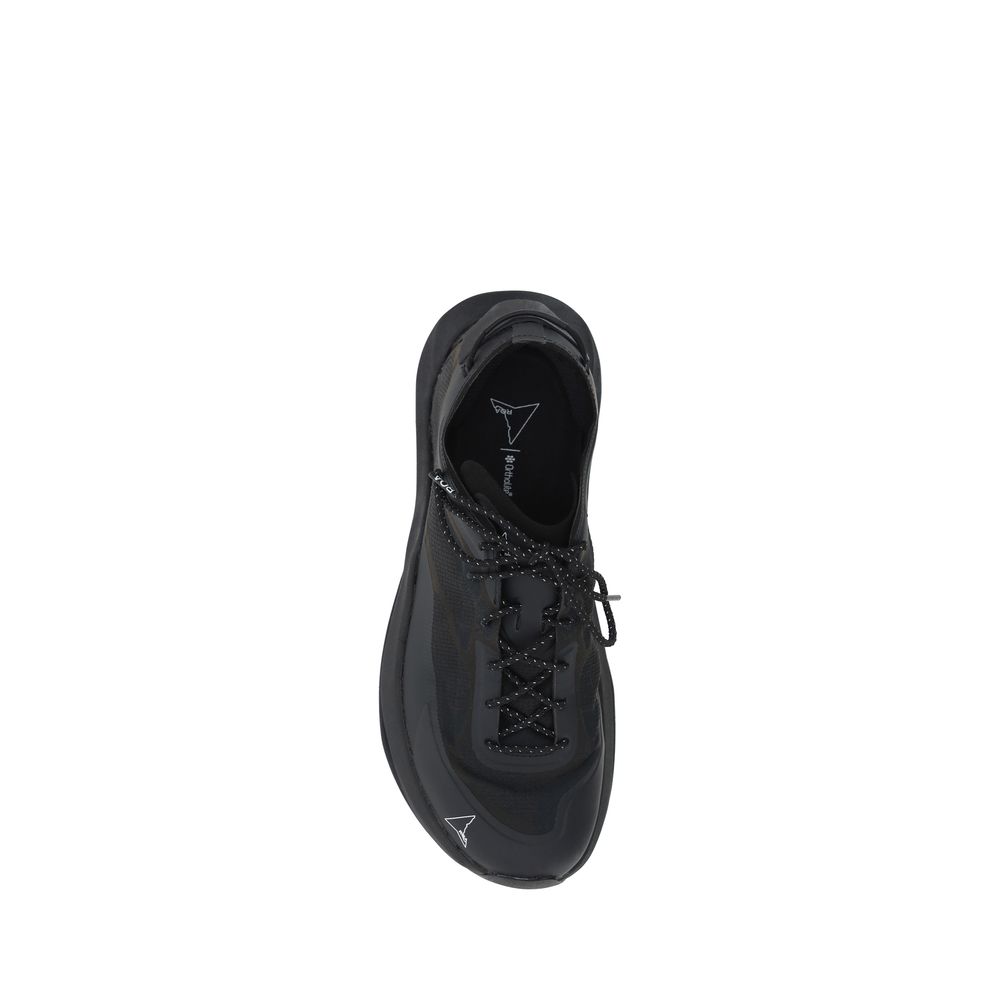 ROA Black Rubber Athletic Sneakers