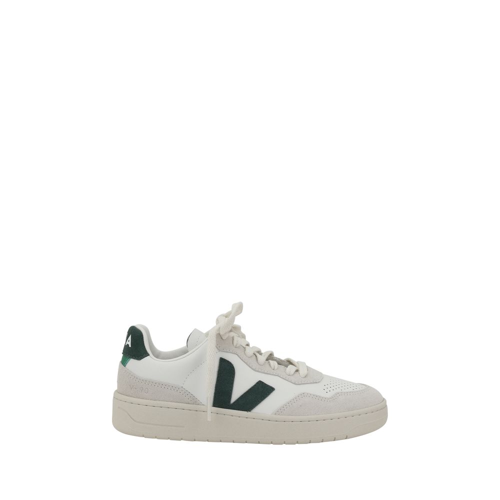 Veja White Rubber Low Top Sneakers