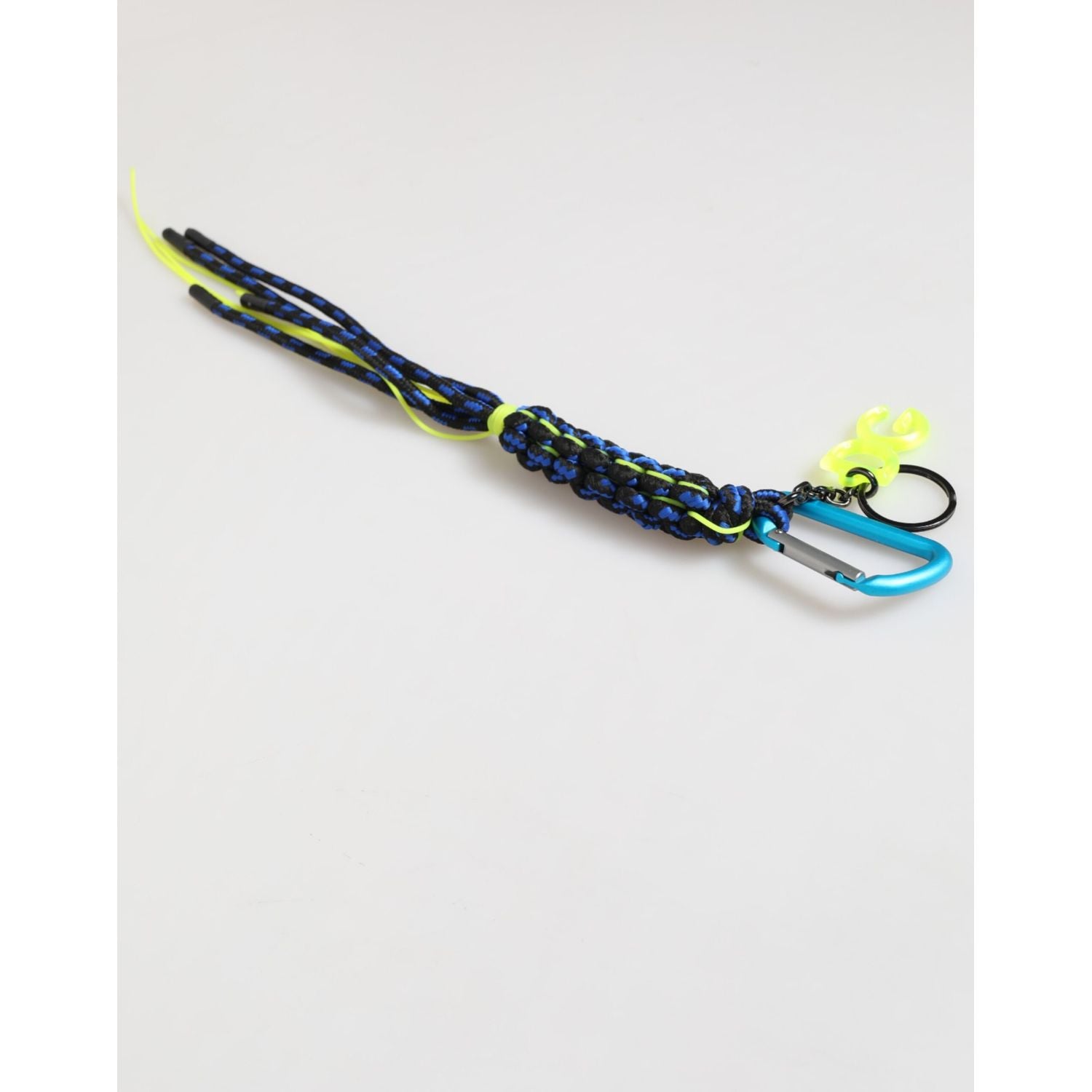 Dolce & Gabbana Multicolor Polyester Tape String DG Logo Keychain  Keyring