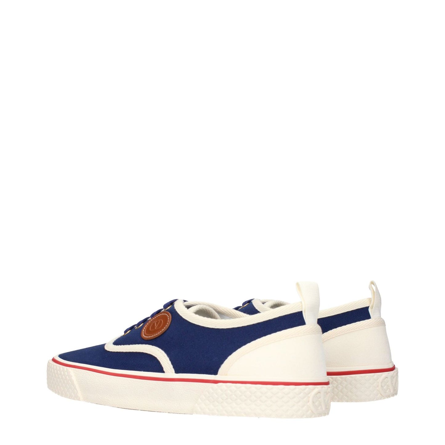 Valentino Garavani Blue Fabric Low Top Sneakers
