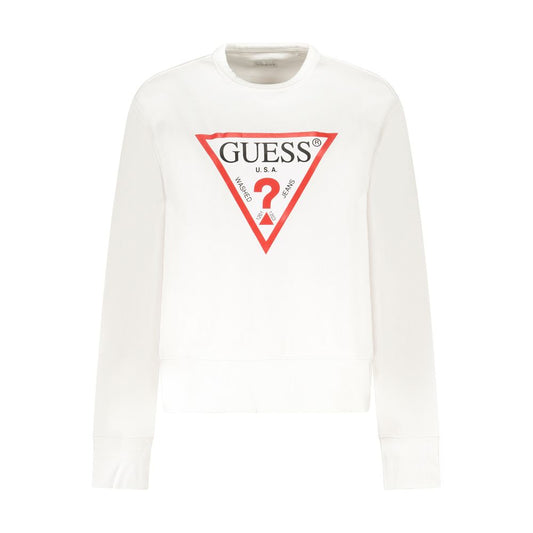 Guess Jeans White Cotton Women Sweater