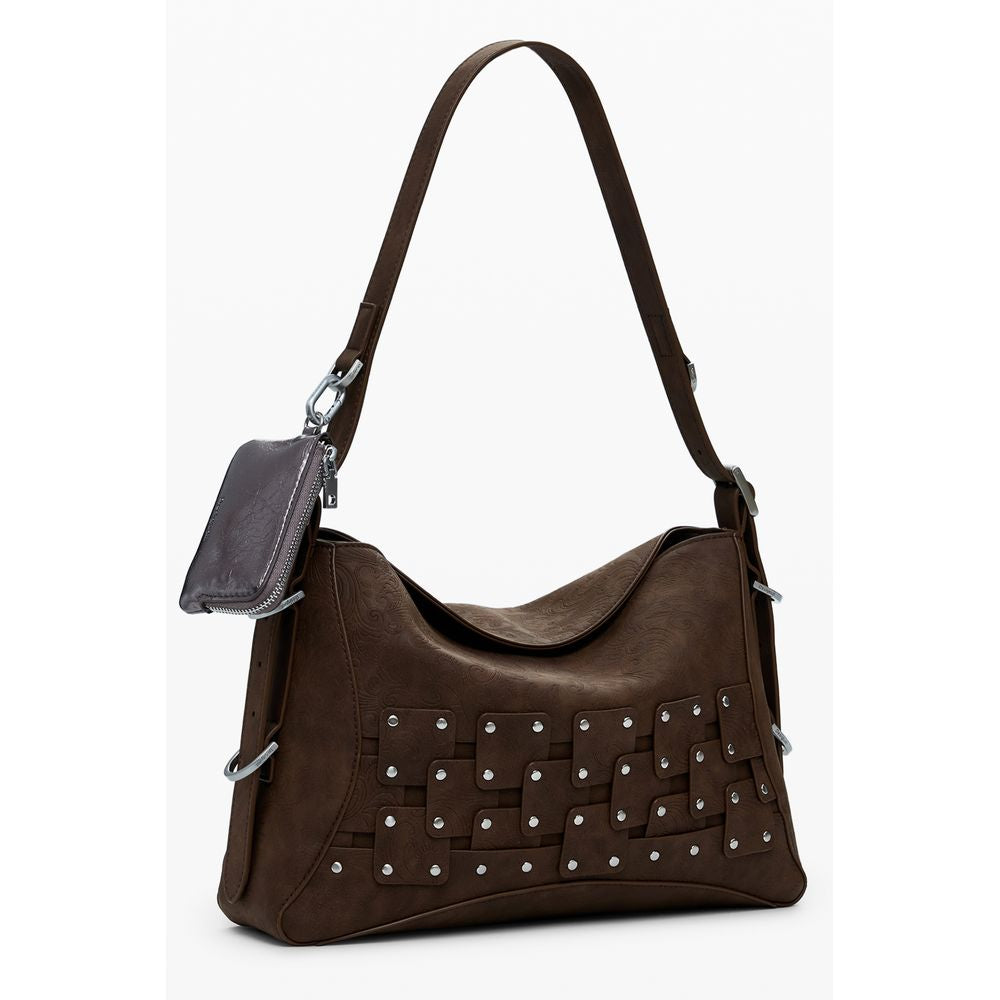 Desigual Brown Polyethylene Women Handbag
