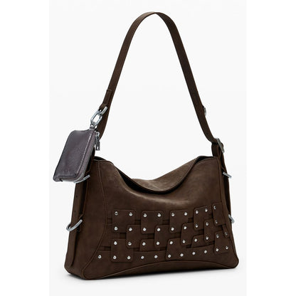 Desigual Brown Polyethylene Women Handbag