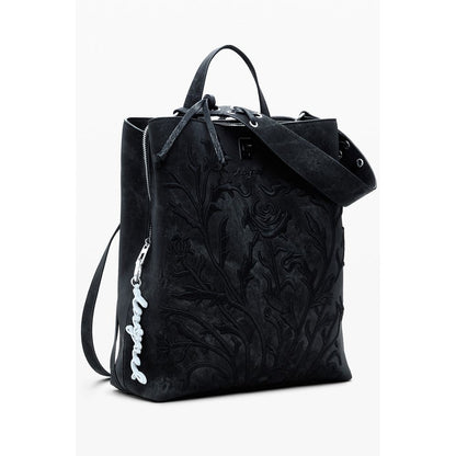 Desigual Black Polyethylene Women Backpack