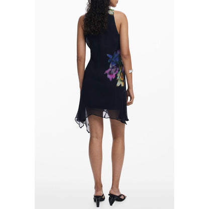 Desigual Black Polyester Women Dress