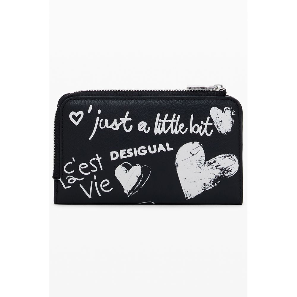 Desigual Black Polyethylene Women Wallet