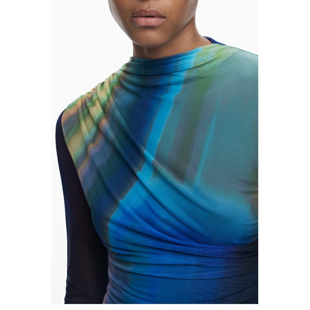 Desigual Blue Polyester Dress