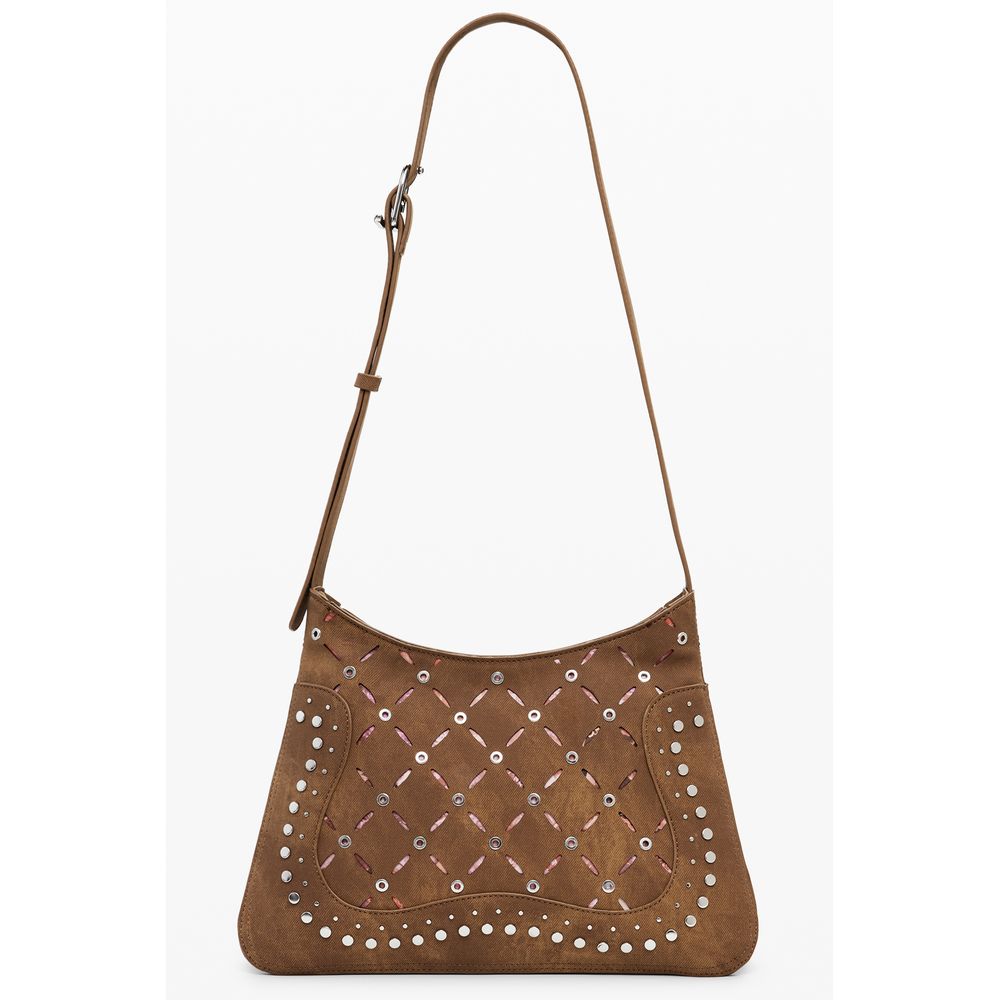 Desigual Brown Polyethylene Women Handbag