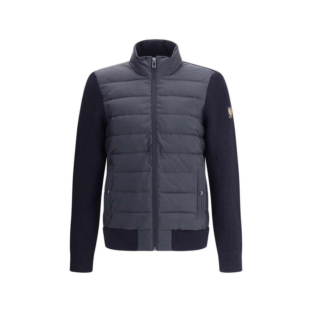 Belstaff Blue Nylon Full-Length Jacket