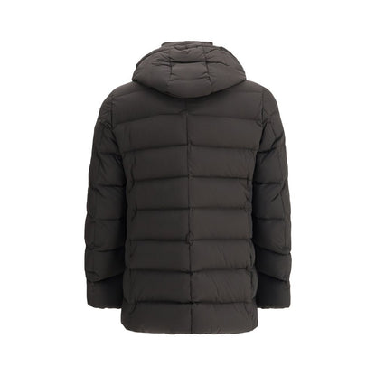 MooRER Black Polyamide Coat