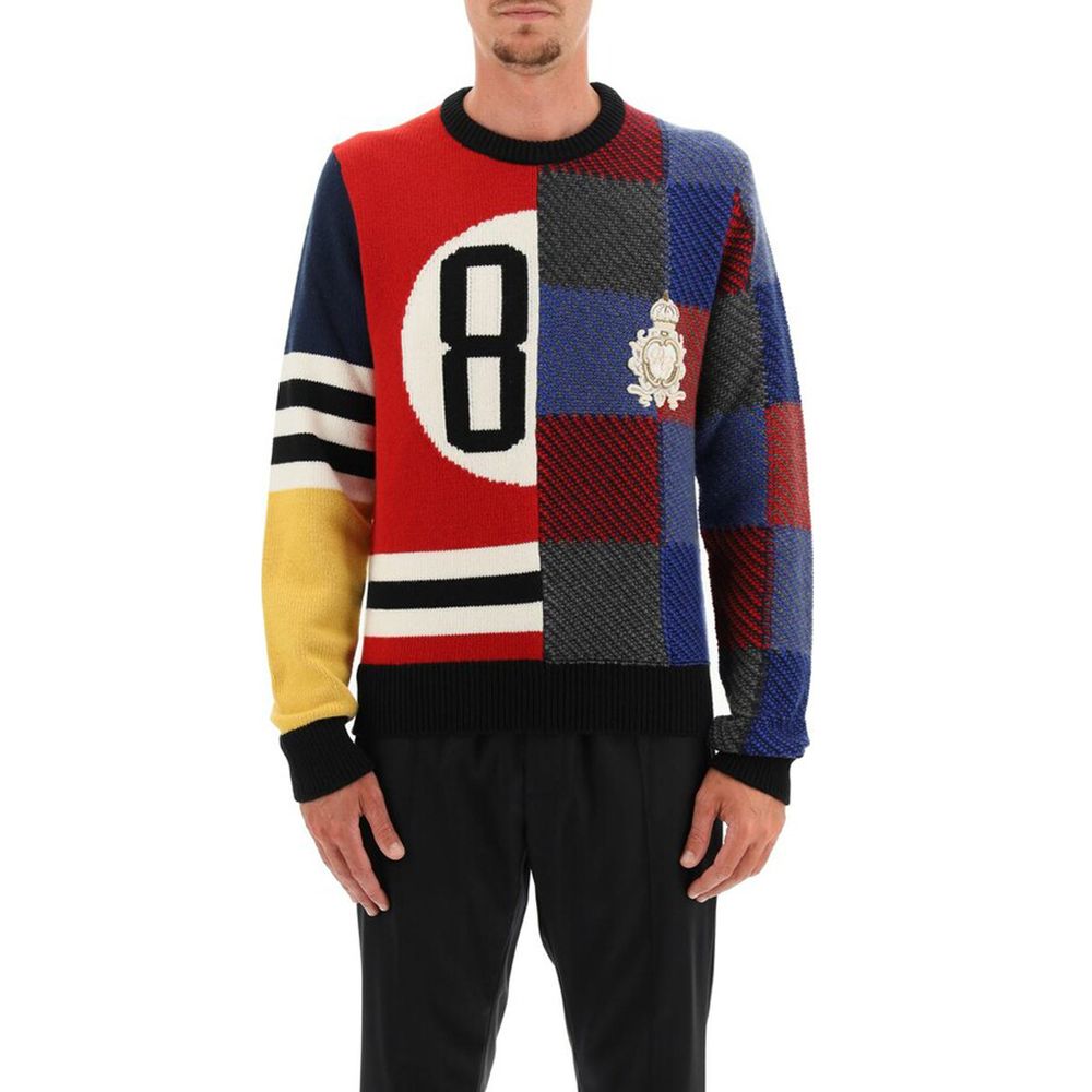 Dolce & Gabbana Multicolor Wool Sweater